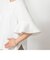 ◇【WEB限定カラーあり】《セットアップ対応》ウォッシャブル麻調ラッフルスリーブブラウス
