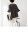 ◇【WEB限定カラーあり】《セットアップ対応》ウォッシャブル麻調ラッフルスリーブブラウス