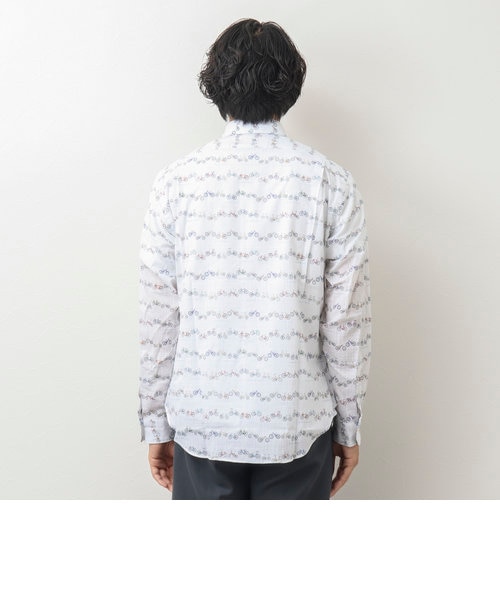 CLOFT/クロフト】自転車 総柄リネンシャツ｜ノーリーズの通販｜&mall