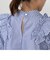 スタンドカラーフリルブラウス