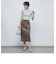 ◇【WEB限定】ダンボールスウェードインゴムポケ付きタイトスカート