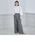 ＜飯豊まりえさん着用＞◇【WEB限定】ウォッシャブルハイスペックギャバジン2タックワイドパンツ