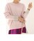 ◇【WEB限定】カシミヤブレンドクルーネックプルオーバーニット