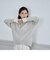 ◇【WEB限定】カシミヤブレンドクルーネックプルオーバーニット