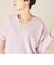 ◇【WEB限定】カシミヤブレンドVネックプルオーバーニット