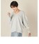 ◇【WEB限定】カシミヤブレンドVネックプルオーバーニット