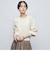 ◇【WEB限定】《手洗い可能》ミニパール片畦プルオーバーニット