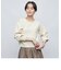 ◇【WEB限定】《手洗い可能》ミニパール片畦プルオーバーニット