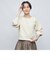 ◇【WEB限定】《手洗い可能》ミニパール片畦プルオーバーニット