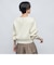 ◇【WEB限定】《手洗い可能》ミニパール片畦プルオーバーニット