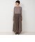 テレコ×タフタ2WAY長袖ワンピース