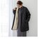 ◇【WEB限定】【TAION/タイオン】ノーカラーボアコート(リバーシブル)