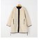 ◇【WEB限定】【TAION/タイオン】ノーカラーボアコート(リバーシブル)