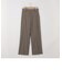 《セットアップ対応》ウォッシャブルウールライクセミワイドパンツ