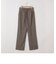 《セットアップ対応》ウォッシャブルウールライクセミワイドパンツ