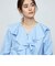 ブロードラッフルシャツブラウス