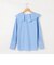 ブロードラッフルシャツブラウス