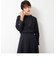 《セットアップ対応》ウォッシャブルウールライクハイネックブラウス