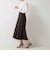 《セットアップ対応》ウォッシャブルウールライクフレアスカート