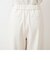 《セットアップ対応》ウォッシャブルウールライクタックワイドパンツ