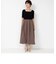 《手洗い可能》フィット＆フンワリニットワンピース