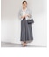 愛され ウォッシャブルリバーシブルタフタスカート