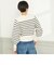 ◇【WEB限定】《手洗い可能》パール付き片畦プルオーバーニット