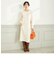 ◇【WEB限定】《手洗い可能》パール付き片畦ニットワンピース