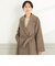 ◇【WEB限定カラーあり】アンゴラビーバーベルテッドコート