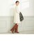 ◇【WEB限定】カシミヤブレンド片畦ニットワンピース