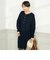 ◇【WEB限定】カシミヤブレンド片畦ニットワンピース