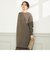 ◇【WEB限定】カシミヤブレンド片畦ニットワンピース