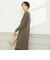 ◇【WEB限定】カシミヤブレンド片畦ニットワンピース