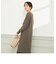 ◇【WEB限定】カシミヤブレンド片畦ニットワンピース