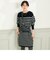 ◇【WEB限定】カシミヤブレンド片畦ニットワンピース