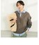 ◇【WEB限定】カシミヤブレンドヘンリープルオーバーニット