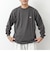 【DANTON/ダントン】LONG SLEEVE T-SHIRT ワッペンロゴ ロンTシャツ