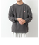 【DANTON/ダントン】LONG SLEEVE T-SHIRT ワッペンロゴ ロンTシャツ