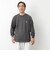 【DANTON/ダントン】LONG SLEEVE T-SHIRT ワッペンロゴ ロンTシャツ