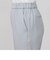 ウォッシャブルウール調フロントスリットパンツ