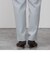 ウォッシャブルウール調フロントスリットパンツ