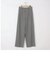 ウォッシャブル両面起毛ワイドパンツ