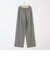 ウォッシャブル両面起毛ワイドパンツ