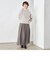 ブライト割繊プリーツスカート