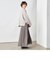 ブライト割繊プリーツスカート