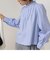 スタンドフリルブラウス