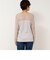 シアー切替2WAY長袖Tシャツ
