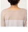シアー切替2WAY長袖Tシャツ