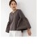 袖フレアプルオーバーカットソー