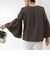 袖フレアプルオーバーカットソー